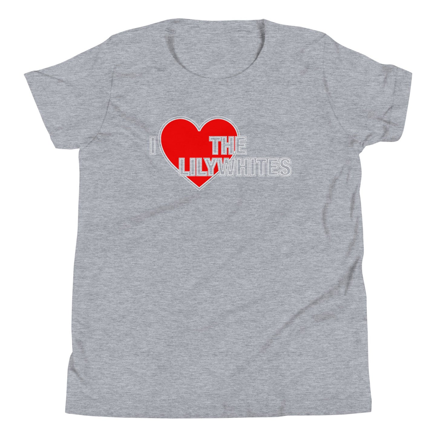 Spurs T-Shirt I Love The Lilywhites Tottenham Hotspur TShirt Unisex Children's & Youth T-Shirt