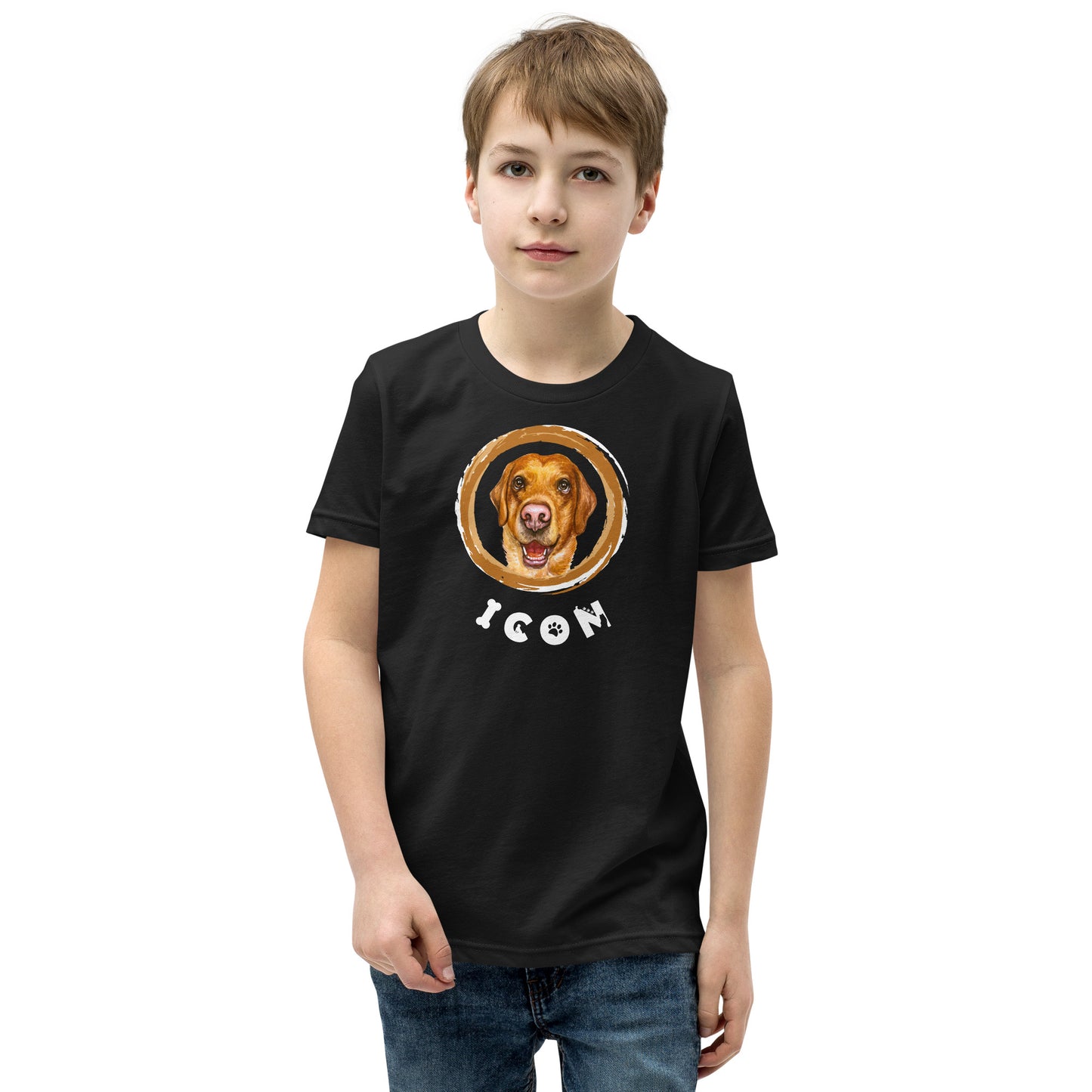 Labrador Dog TShirt Kids Funny Dog Icon Shirt Unisex Youth T-Shirt