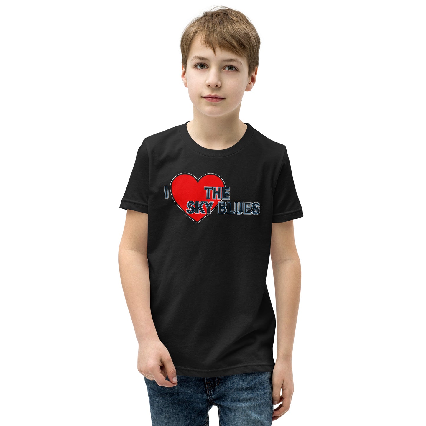 Manchester City Shirt I Love The Sky Blues TShirt Unisex Children's T-Shirt