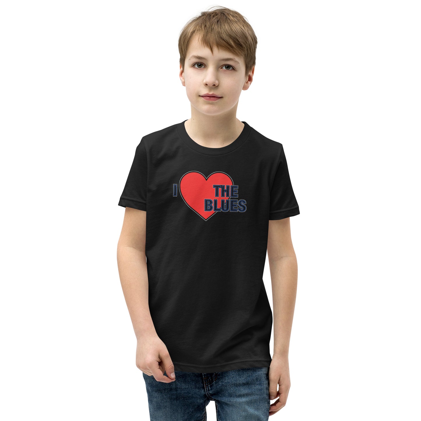 Chelsea T-Shirt I Love The Blues TShirt Unisex Children's & Youth T-Shirt