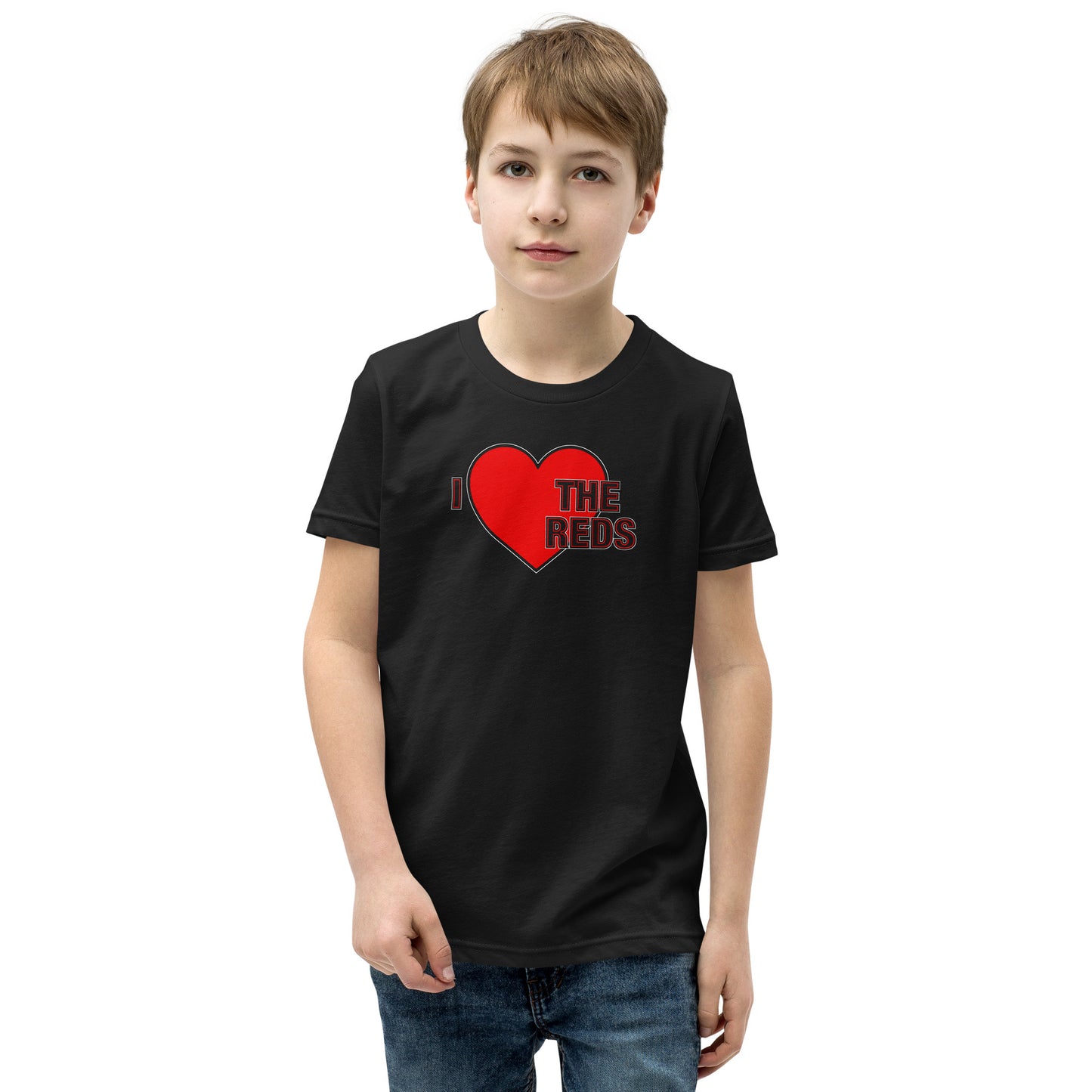 Liverpool T-Shirt I Love The Reds TShirt Unisex Children's & Youth T-Shirt