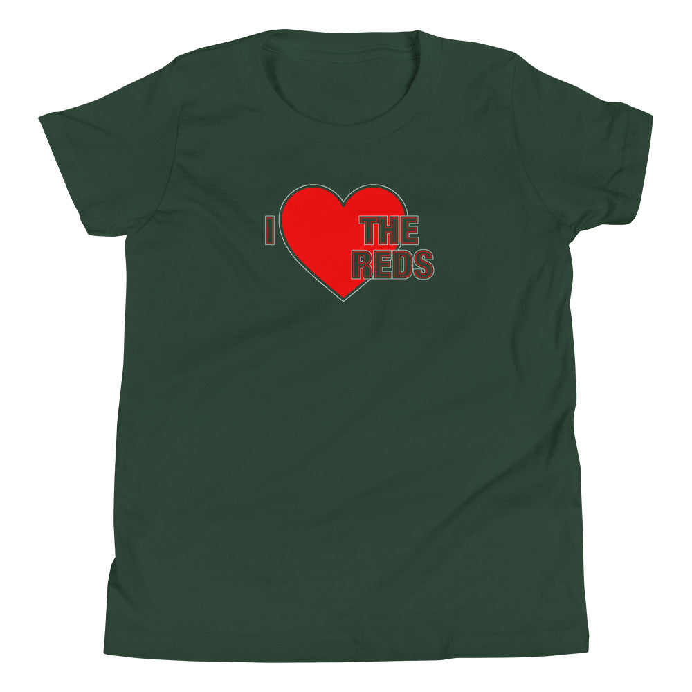 Liverpool T-Shirt I Love The Reds TShirt Unisex Children's & Youth T-Shirt