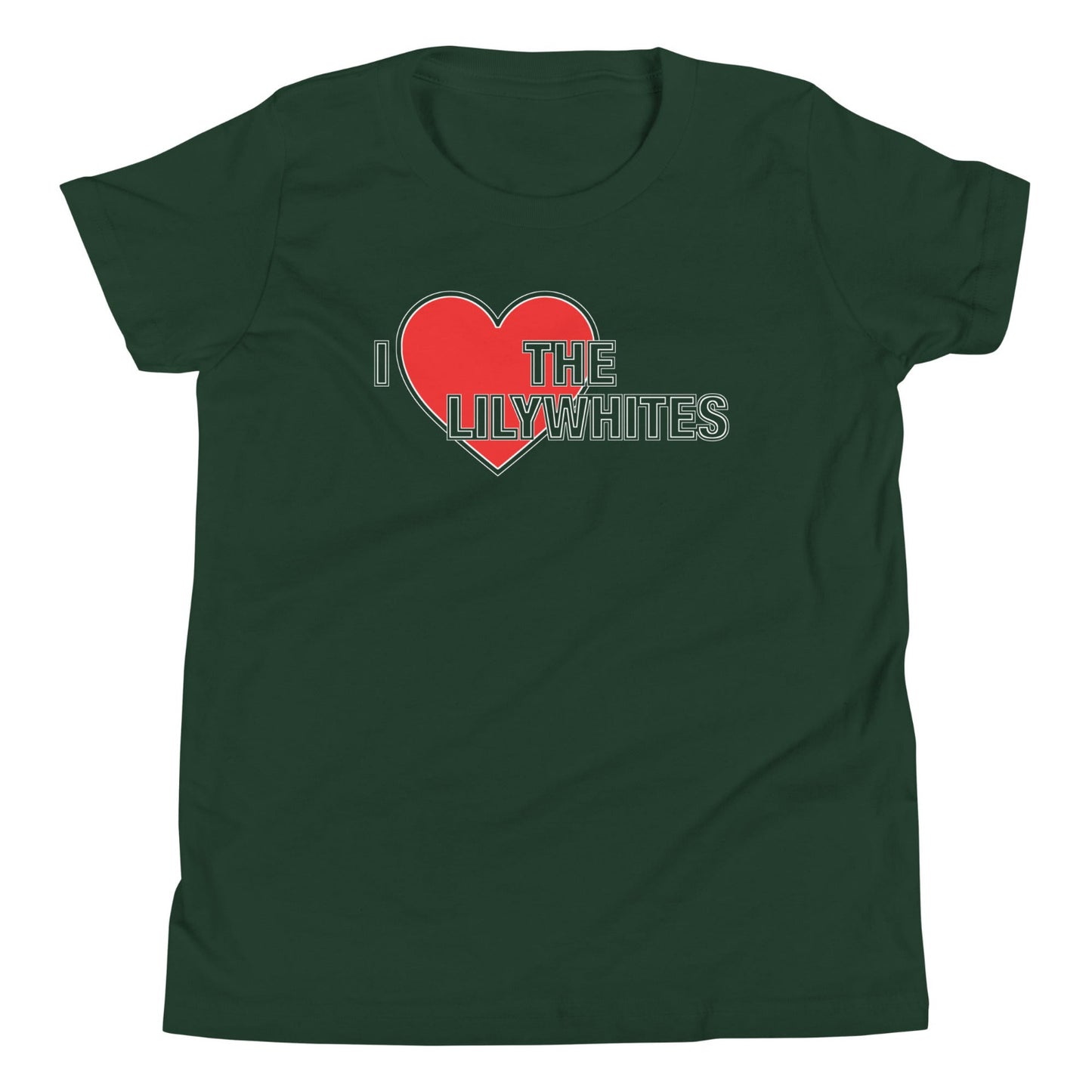 Spurs T-Shirt I Love The Lilywhites Tottenham Hotspur TShirt Unisex Children's & Youth T-Shirt