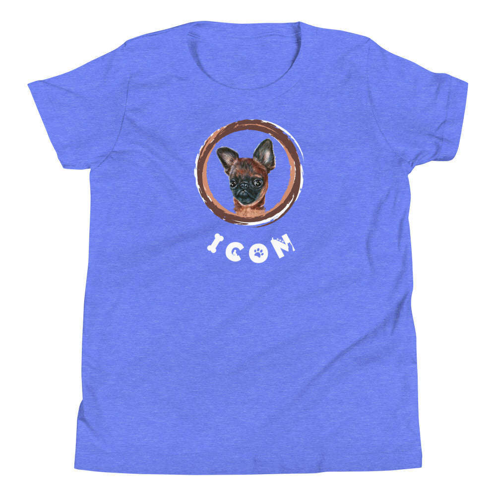 Brussels Griffon Dog TShirt Funny Dog Icon Shirt Unisex Kids T-Shirt