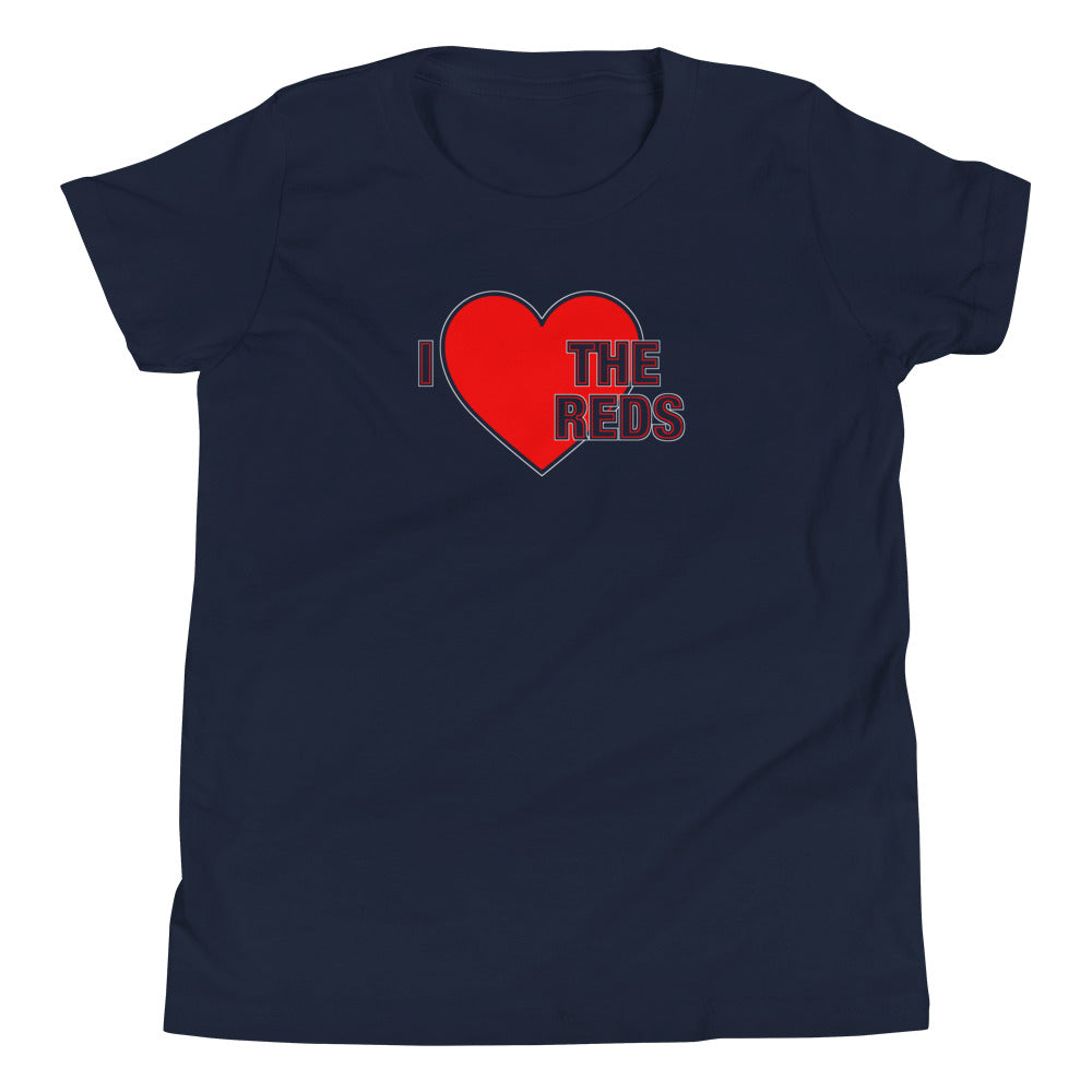 Liverpool T-Shirt I Love The Reds TShirt Unisex Children's & Youth T-Shirt