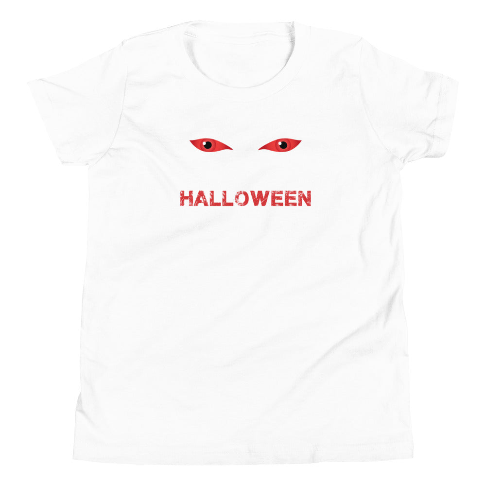 Halloween TShirt Kids Spooky Demonic Devil Eye Unisex Youth T-Shirt