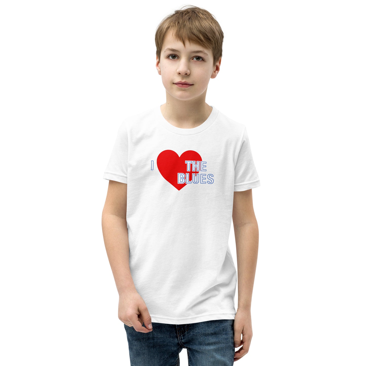 Chelsea T-Shirt I Love The Blues TShirt Unisex Children's & Youth T-Shirt